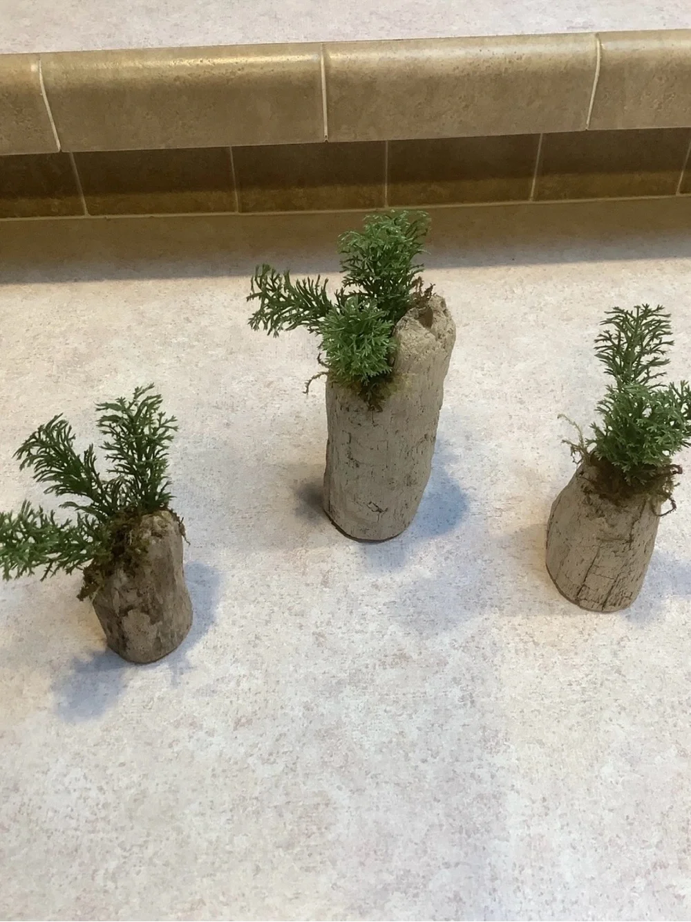 Driftwood Art, Driftwood Faux Plants , Driftwood Faux Greenery Coastal Art